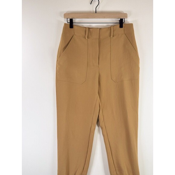 VERONICA BEARD Pants Brown Manisha Utilitarian Joggers Safari Trouser Size 6 - Picture 6 of 12